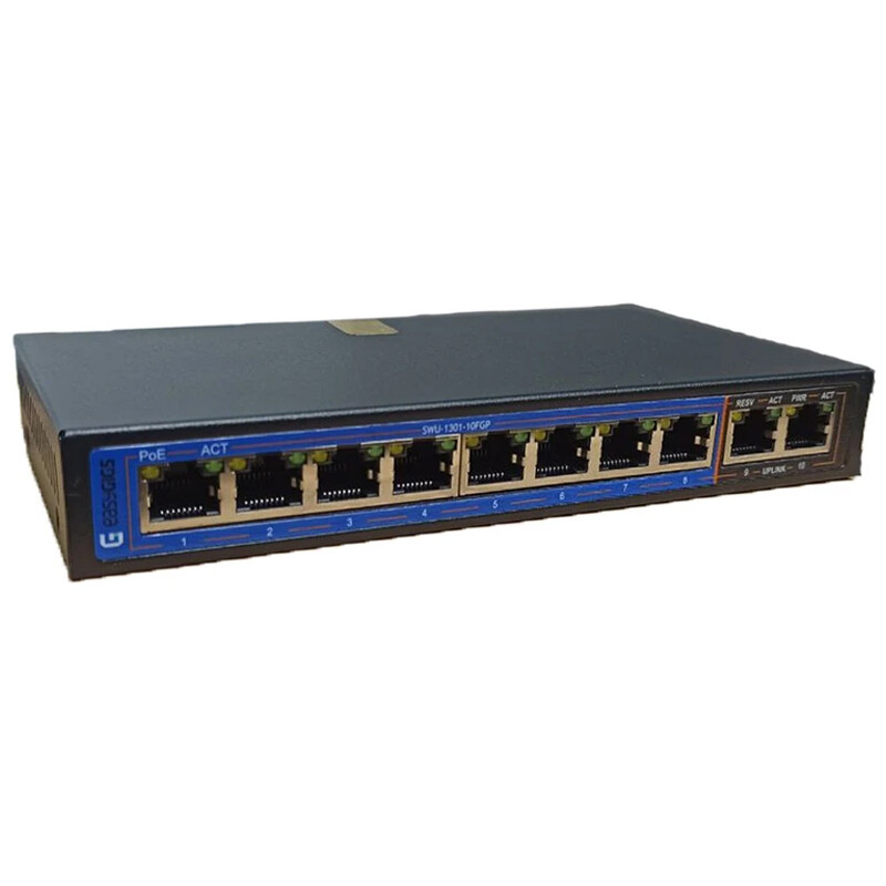 سوییچ 10 پورت POE ایزی گیگز EG-SWU-1301-10FGP - 2
