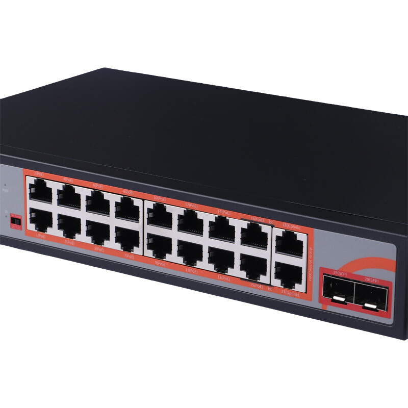 سوییچ 16 پورت POE مکسرون MSW-3216GPH-2GL-250I - 4