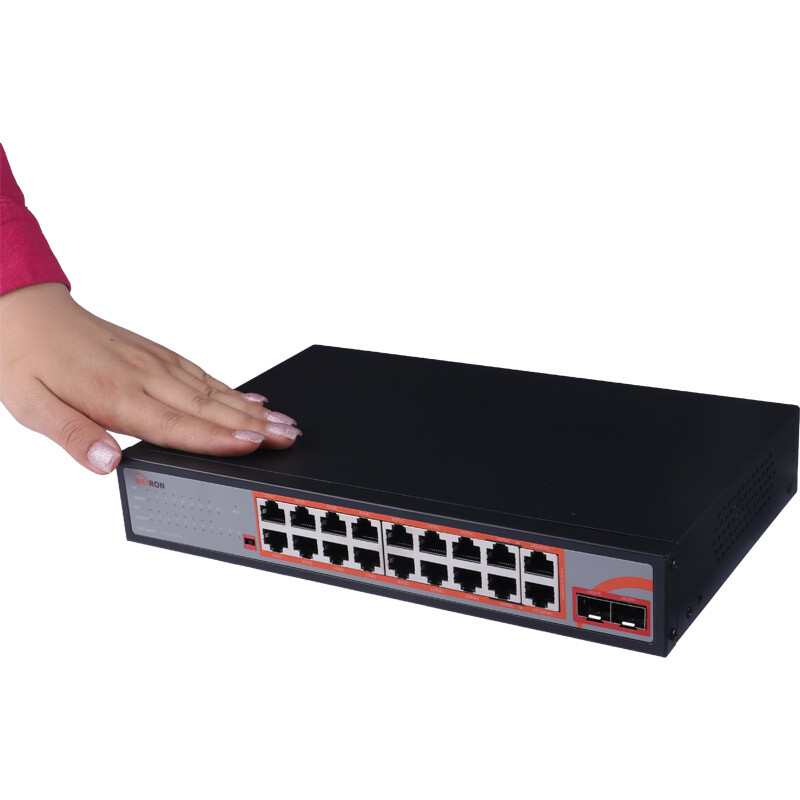 سوییچ 16 پورت POE مکسرون MSW-3216GPH-2GL-250I - 6