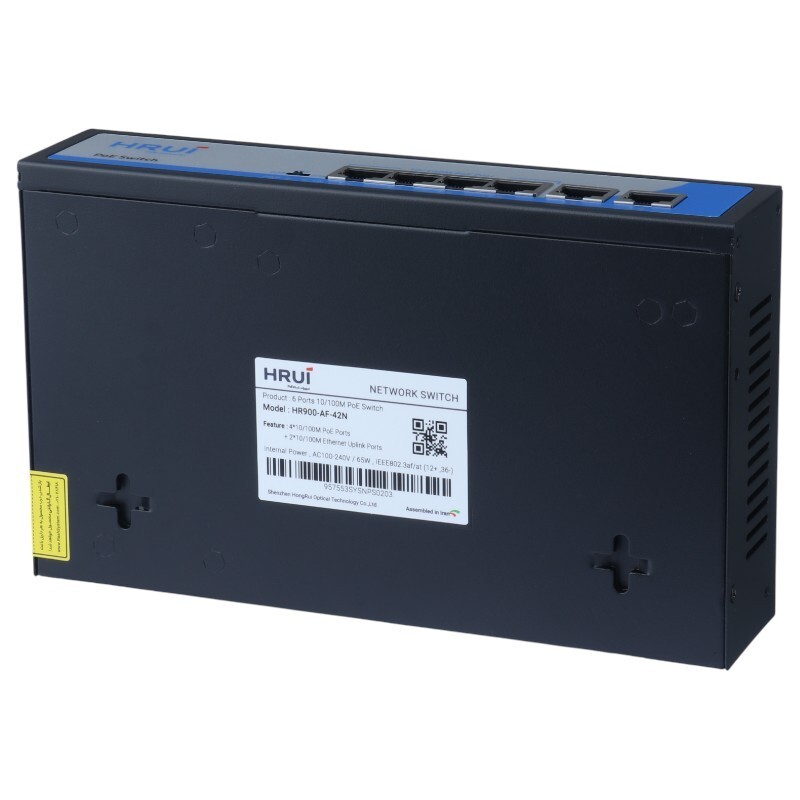 سوییچ 4 پورت POE اچ آر یو آی HR900-AF-42N - 4