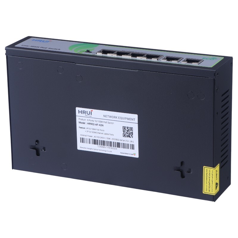 سوییچ 4 پورت POE اچ آر یو آی HR902-AF-42N - 4