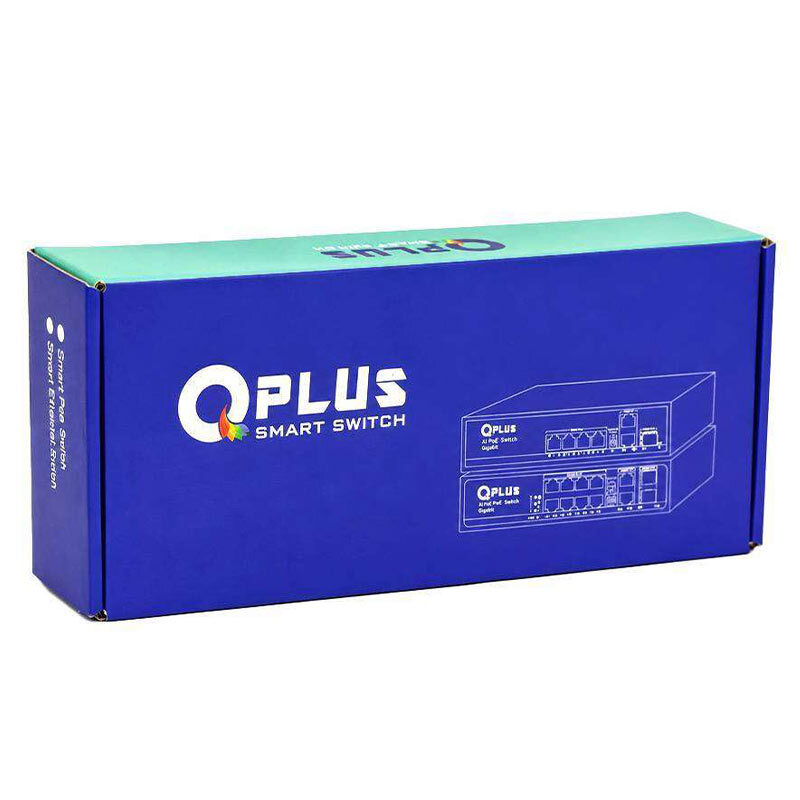 سوییچ 4 پورت POE کیو پلاس PL-P4002