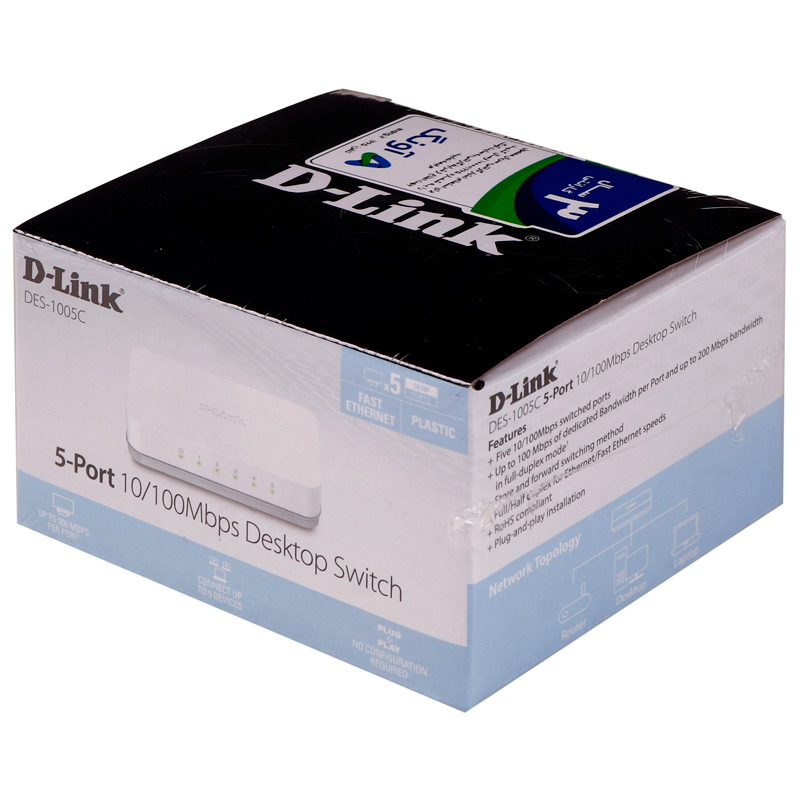 سوییچ 5 پورت دی لینک DES-1005C - 2