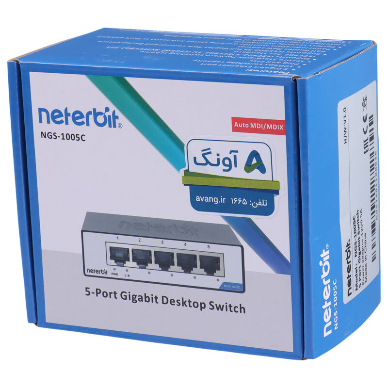 سوییچ 5 پورت نتربیت NGS-1005C - 6