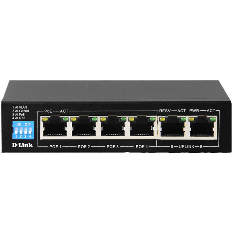 سوییچ 6 پورت POE دی لینک NGS-F1006P-A