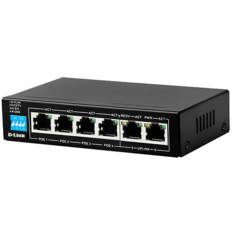 سوییچ 6 پورت POE دی لینک NGS-F1006P-A - 2
