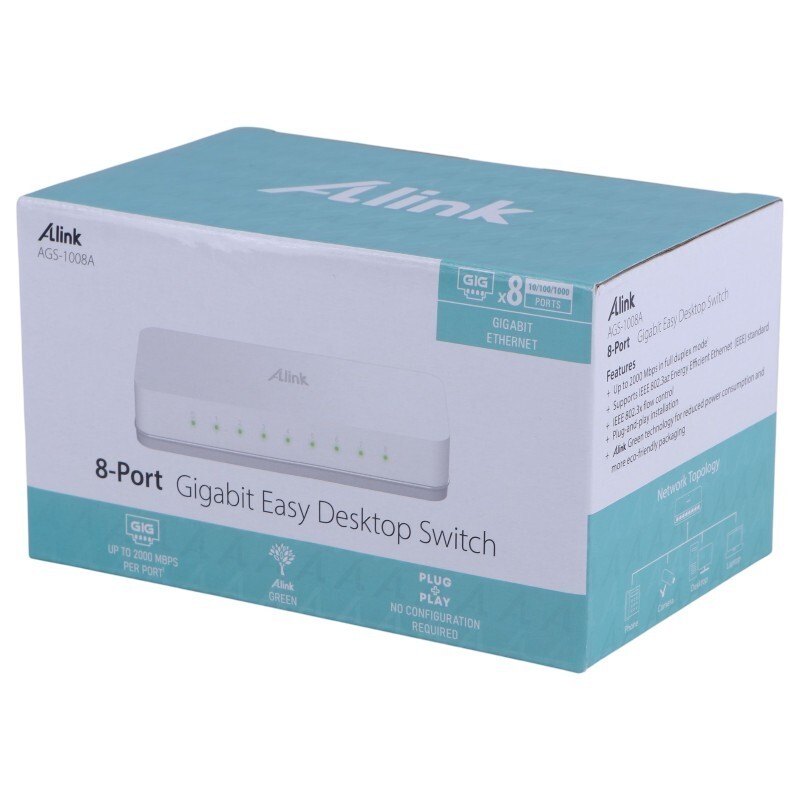 سوییچ 8 پورت ای لینک AGS-1008A - 8