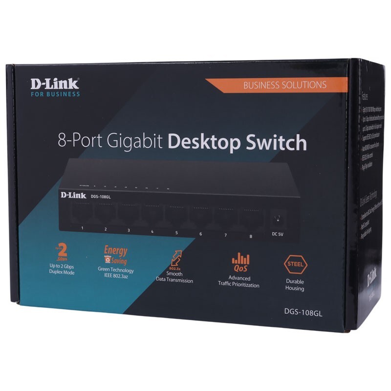 سوییچ 8 پورت دی لینک DGS-108GL - 2
