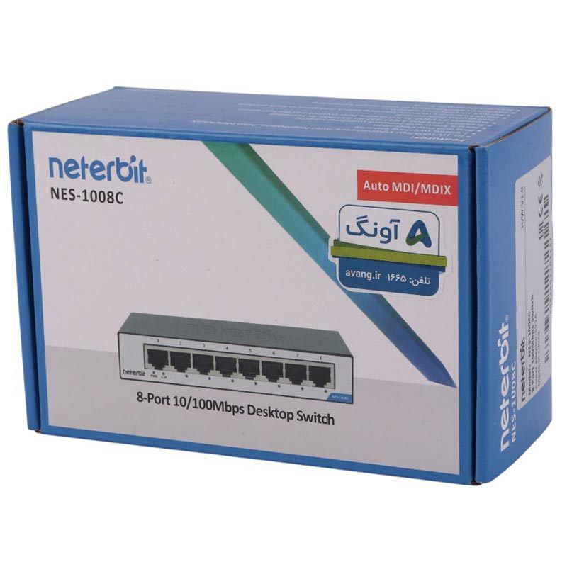سوییچ 8 پورت نتربیت NES-1008C - 2
