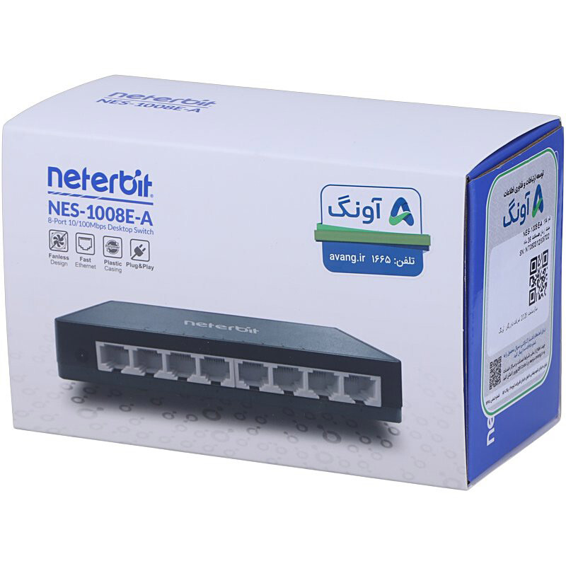 سوییچ 8 پورت نتربیت NES-1008E-A - 7