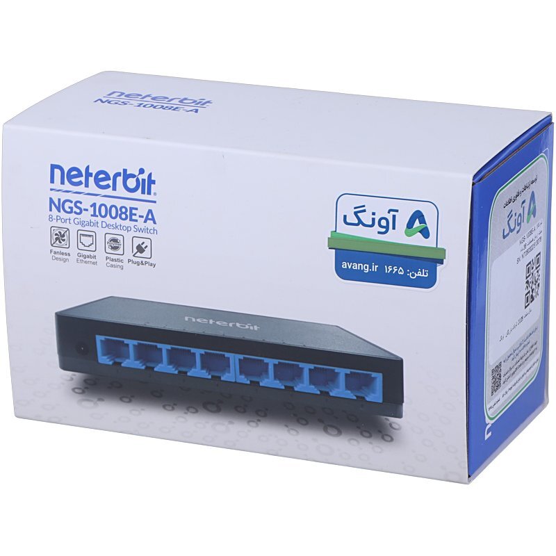 سوییچ 8 پورت نتربیت NGS-1008E-A - 7