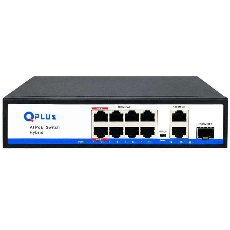 سوییچ 8 پورت POE کیو پلاس PL-PH8002G-S1
