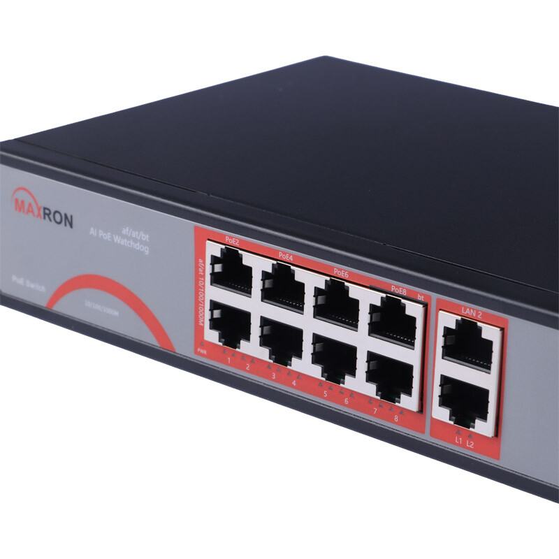 سوییچ 8 پورت POE مکسرون MSW-3008GP-2GL-120I - 4