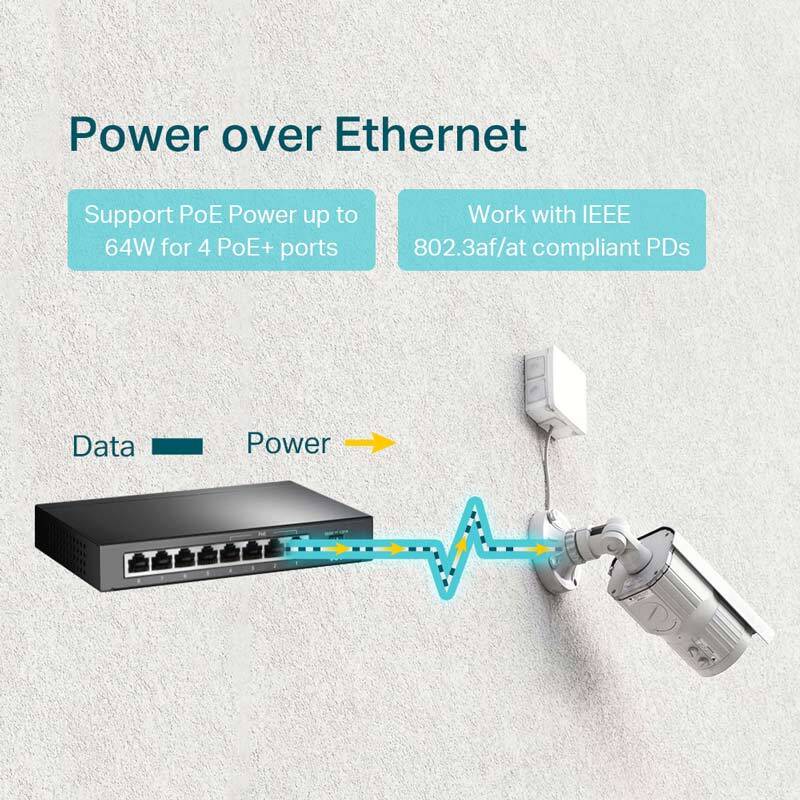 سوییچ 8 پورت POE تی پی لینک TL-SG1008P - 4