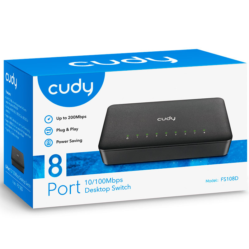 سوییچ Cudy FS108D 8Port - 2