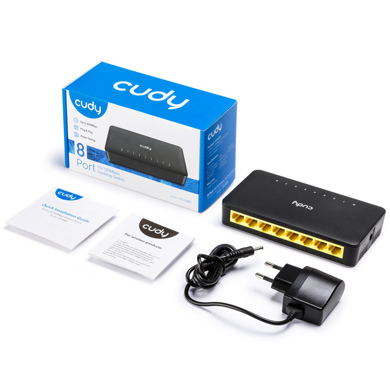 سوییچ Cudy FS108D 8Port - 5