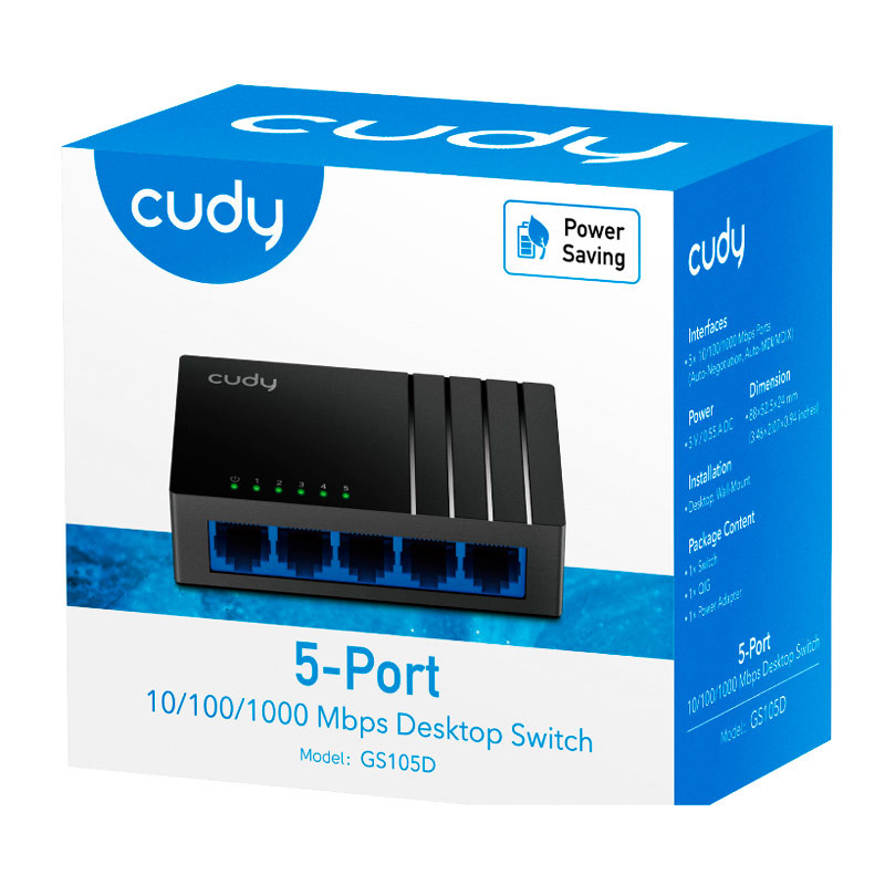 سوییچ Cudy GS105D 4.0 5Port - 2