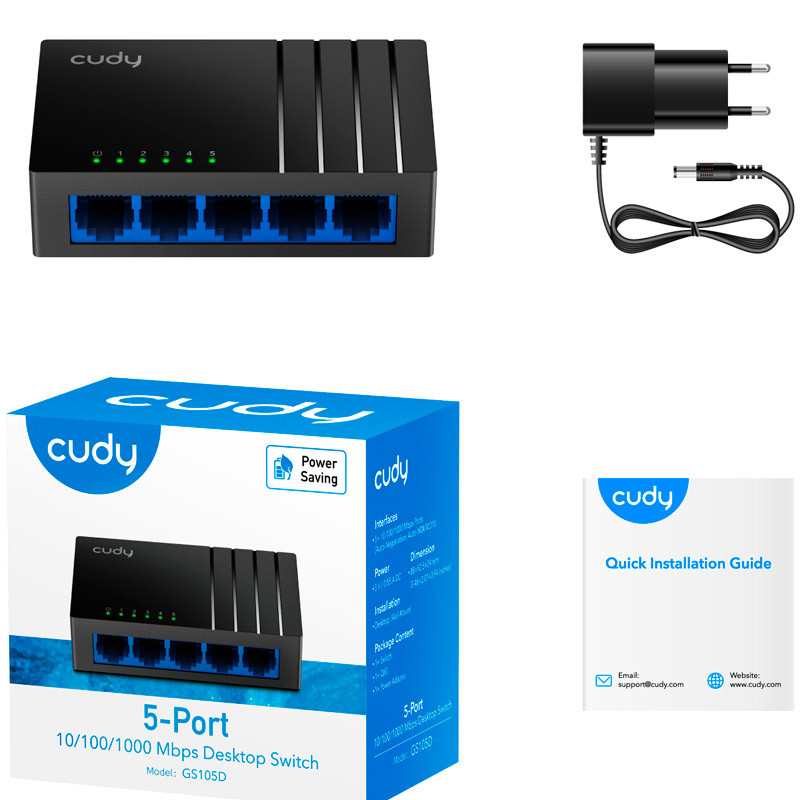 سوییچ Cudy GS105D 4.0 5Port - 5