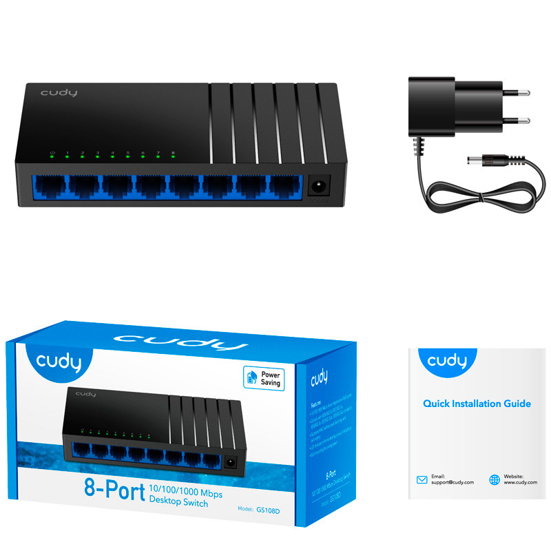 سوییچ Cudy GS108D 4.0 8Port - 4