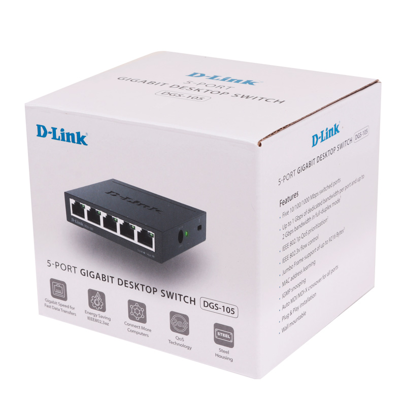 سوییچ D-Link DGS-105 5Port - 2
