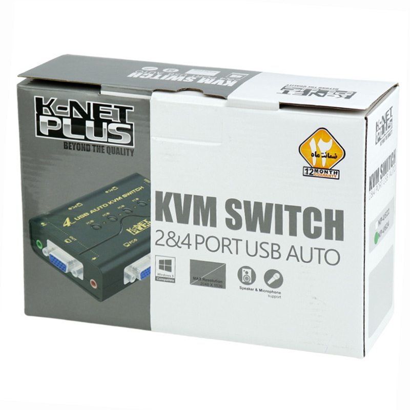 سوییچ K-net Plus KP-U624 Auto KVM - 2