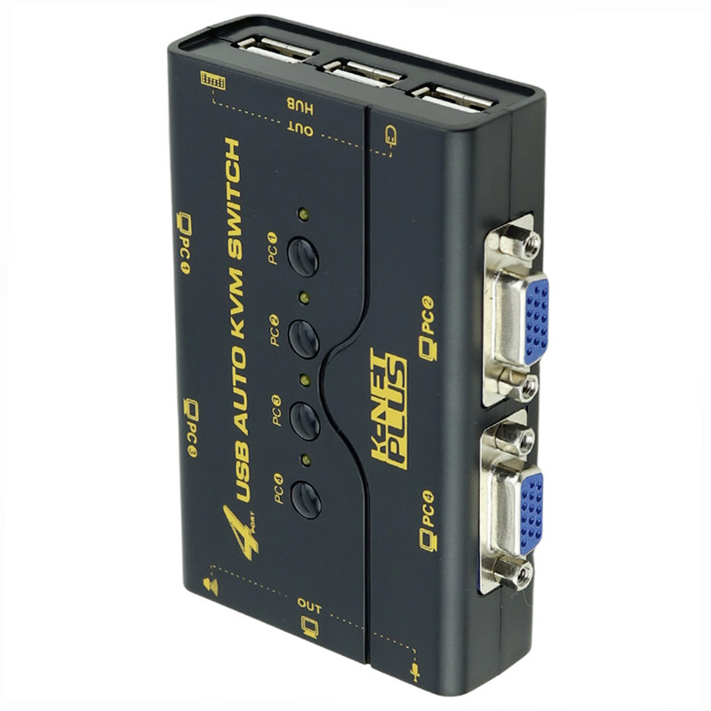 سوییچ K-net Plus KP-U624 Auto KVM - 4