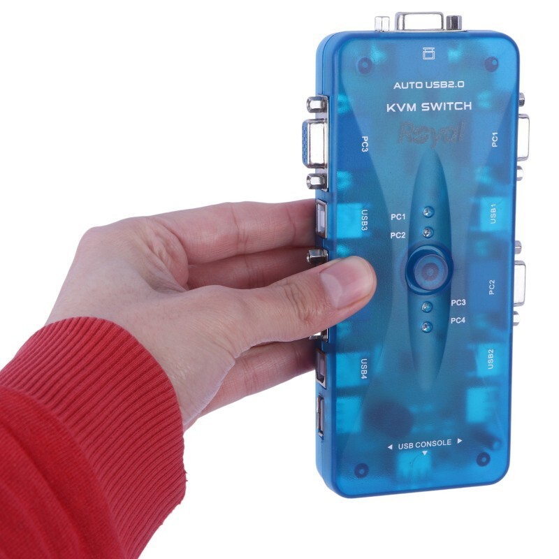 سوییچ KVM اتوماتیک چهار پورت رویال 104UK - 8