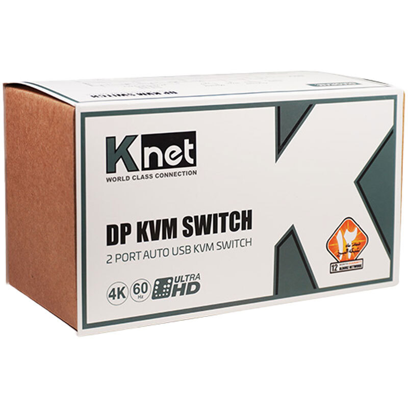 سوییچ KVM اتوماتیک دو پورت کی نت K-D622 - 2