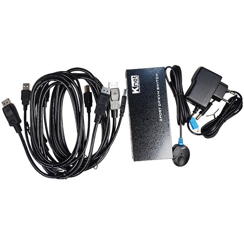 سوییچ KVM اتوماتیک دو پورت کی نت K-D622 - 4