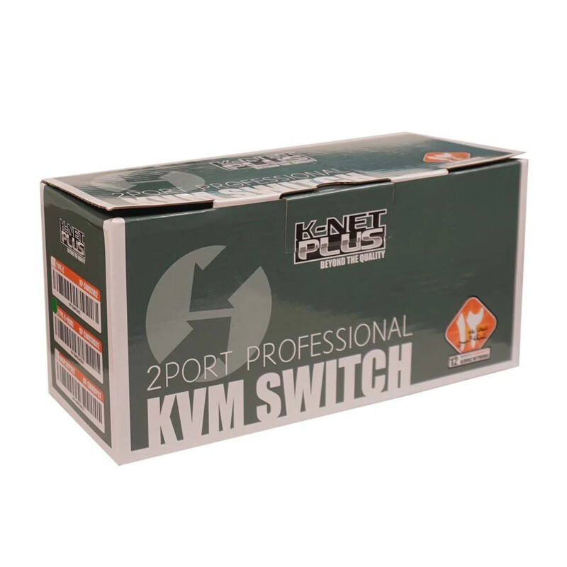 سوییچ KVM اتوماتیک دو پورت کی نت پلاس KP-CH622 - 2