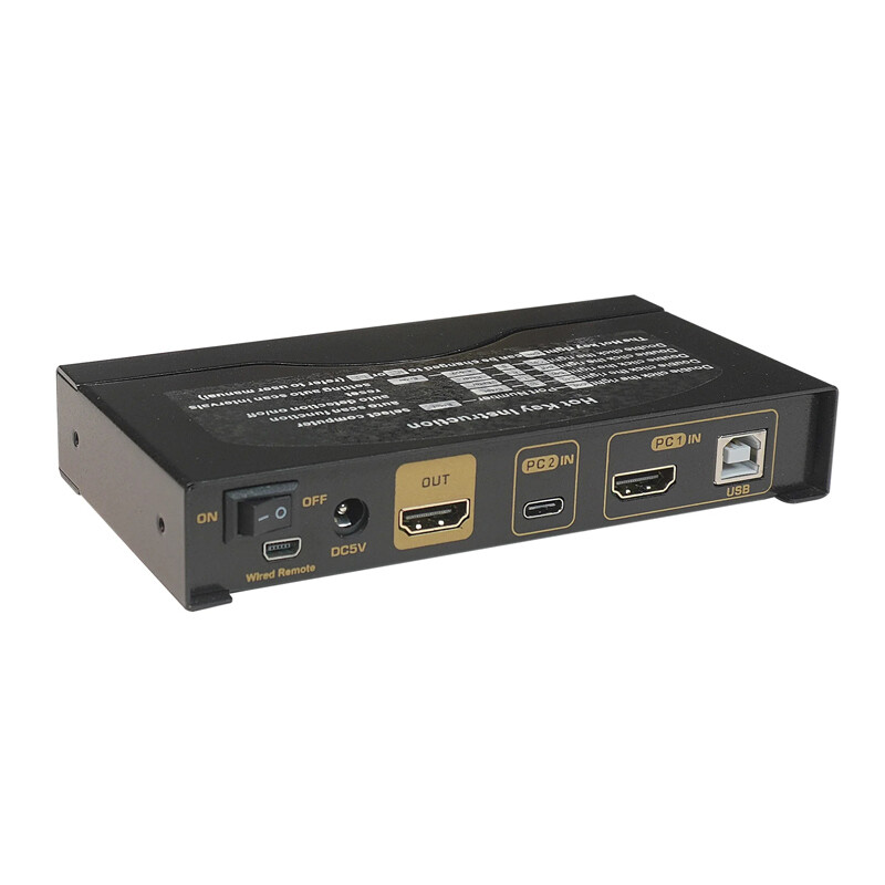 سوییچ KVM اتوماتیک دو پورت کی نت پلاس KP-CH622 - 4