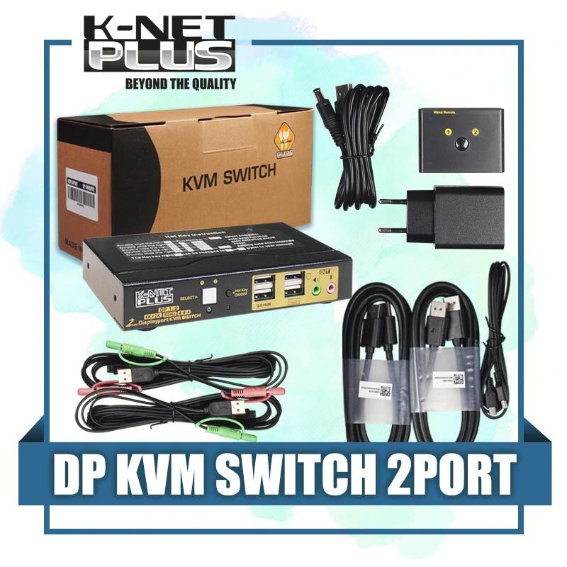 سوییچ KVM اتوماتیک دو پورت کی نت پلاس KP-D622 - 4