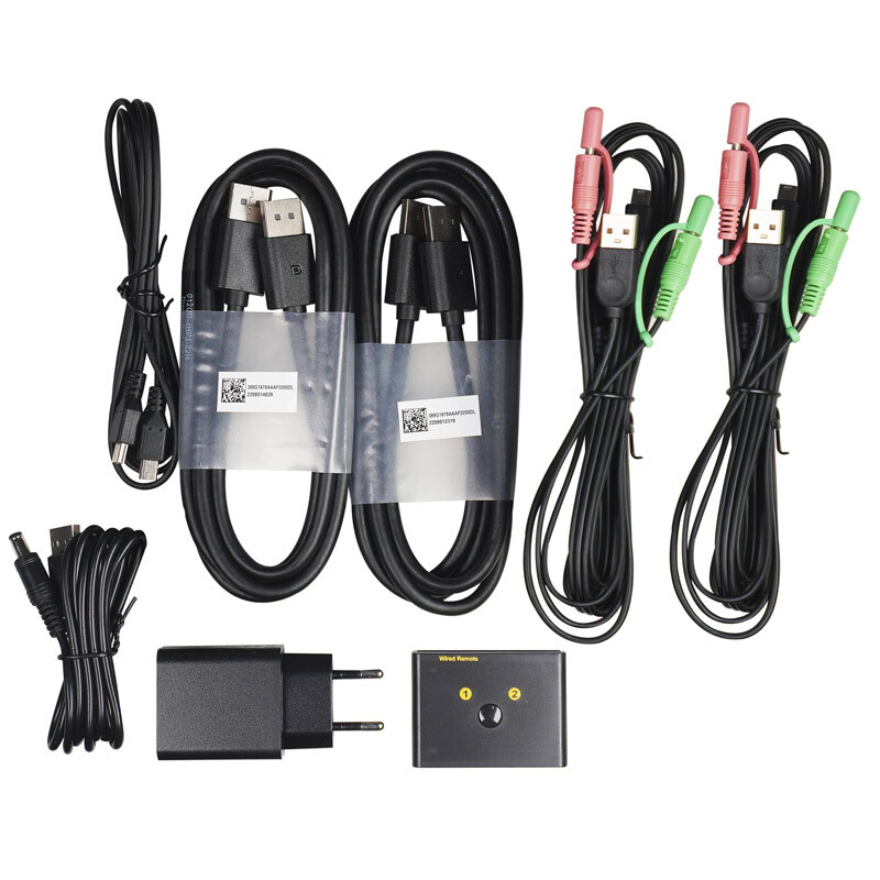 سوییچ KVM اتوماتیک دو پورت کی نت پلاس KP-D622 - 5