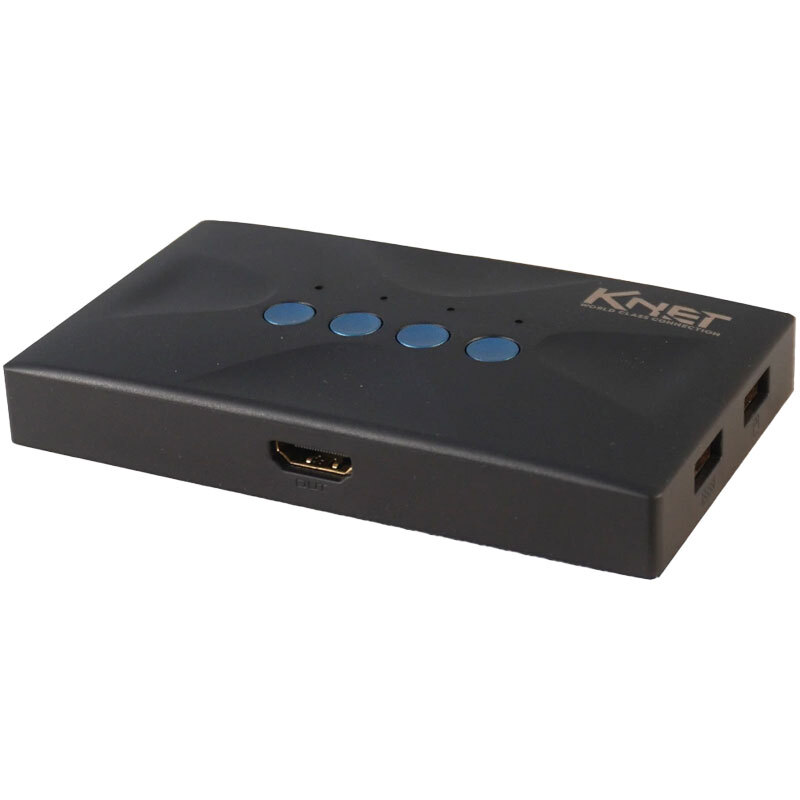 سوییچ KVM چهار پورت کی نت K-H524 - 4
