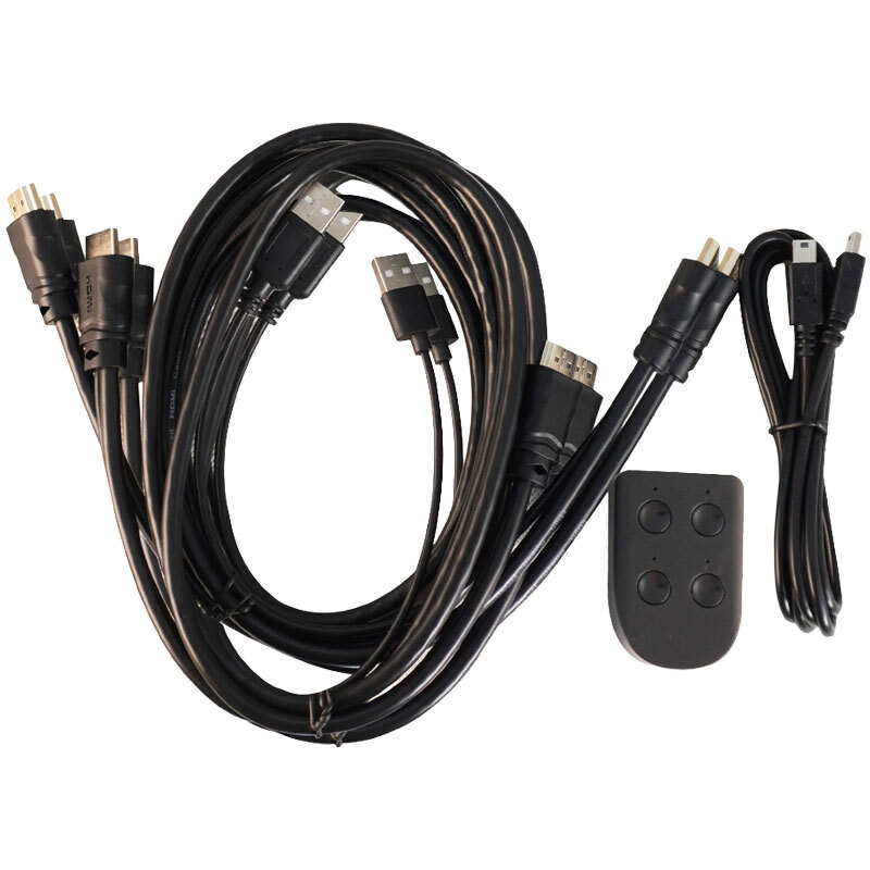 سوییچ KVM چهار پورت کی نت K-H524 - 6