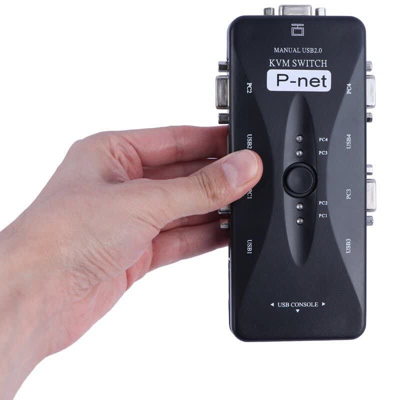 سوییچ KVM چهار پورت پی نت 4UK - 6