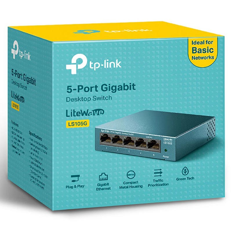سوییچ TP-Link LS105G 5Port - 2