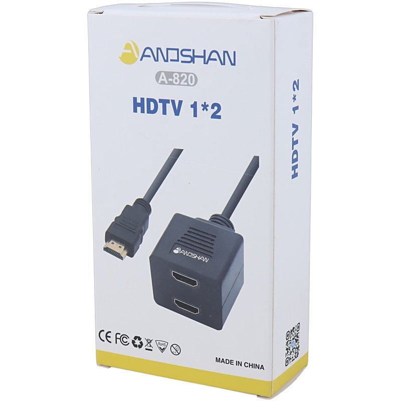 تبدیل 1 به 2 Anoshan A-820 HDMI - 4