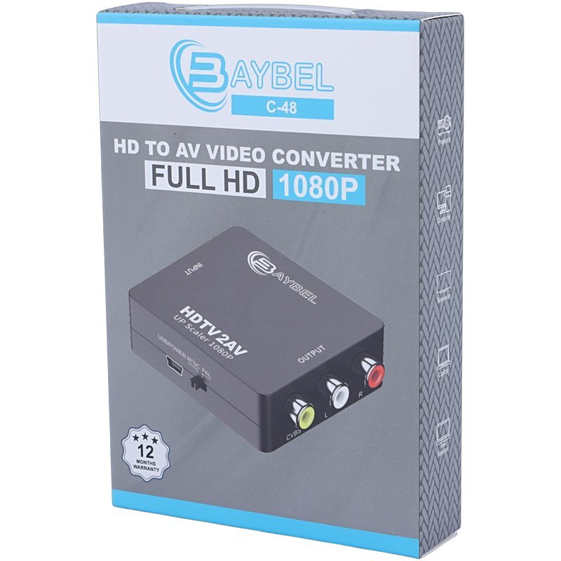 تبدیل HDMI به AV بایبل C-48 - 2