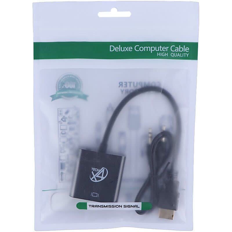 تبدیل HDMI به VGA ایکس فورتک + کابل صدا - 7