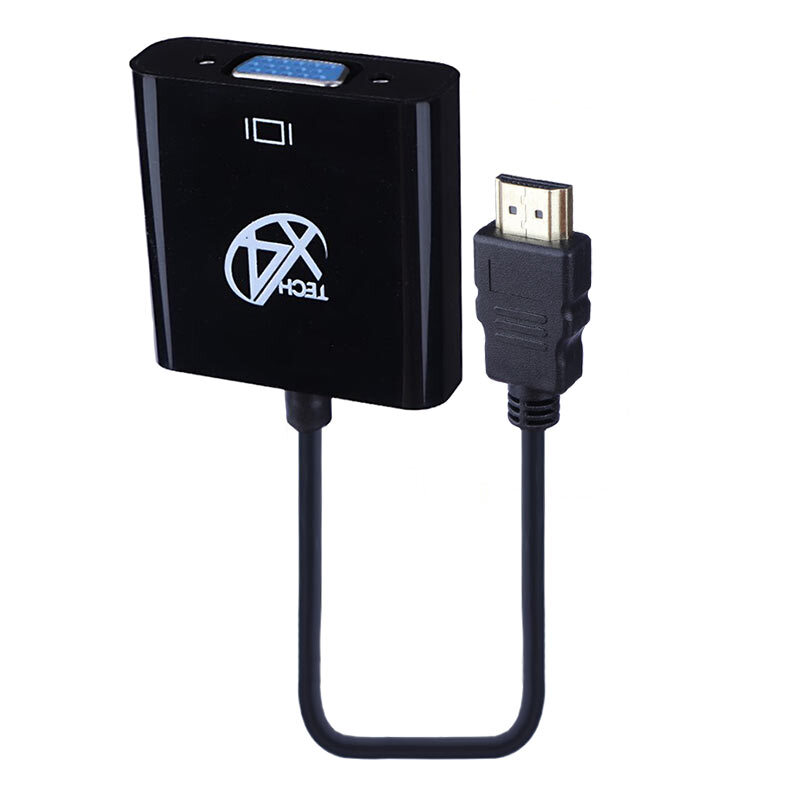 تبدیل HDMI به VGA ایکس فورتک + کابل صدا و کابل Micro USB - 2