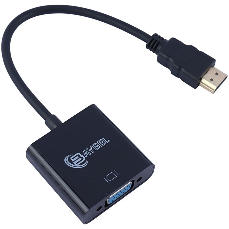 تبدیل HDMI به VGA بایبل C-36 + کابل صدا - 4