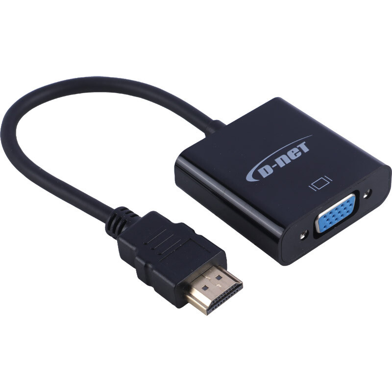 تبدیل HDMI به VGA دی نت DT-403 + کابل Micro USB - 2