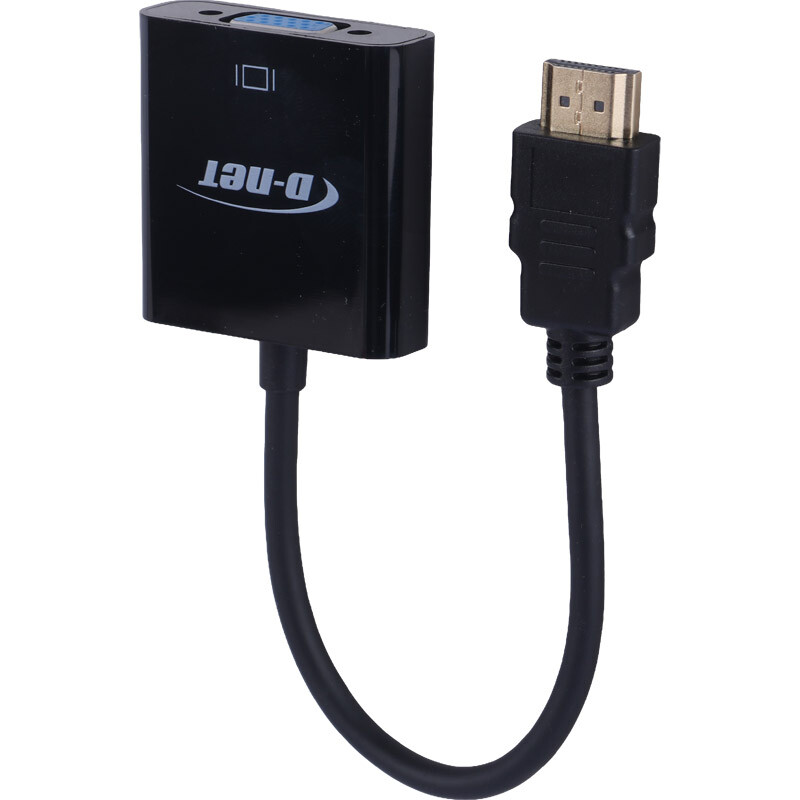تبدیل HDMI به VGA دی نت DT-403 + کابل Micro USB - 3