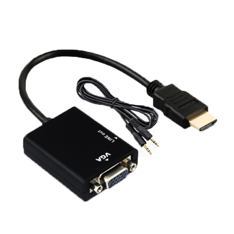 تبدیل HDMI به VGA کی نت K-CO72 + کابل صدا - 3