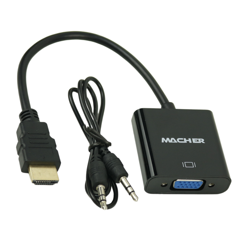 تبدیل HDMI به VGA مچر MR-206 + کابل صدا - 3