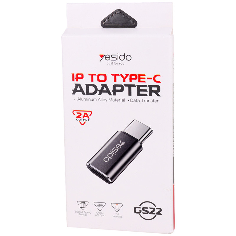 تبدیل Lightning OTG به Type-C یسیدو GS22 - 2