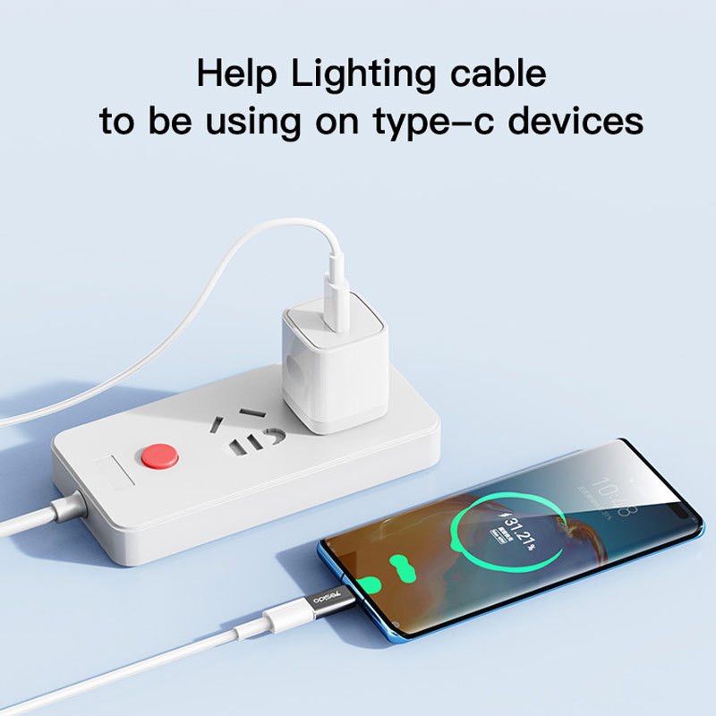 تبدیل Lightning OTG به Type-C یسیدو GS22 - 3
