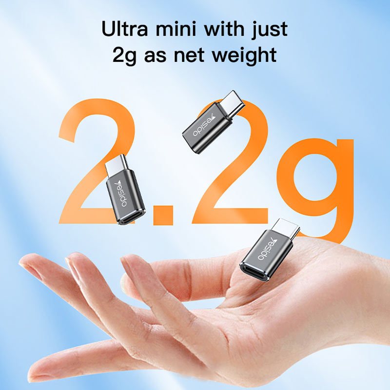 تبدیل Lightning OTG به Type-C یسیدو GS22 - 5