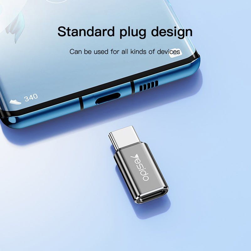 تبدیل Lightning OTG به Type-C یسیدو GS22 - 8
